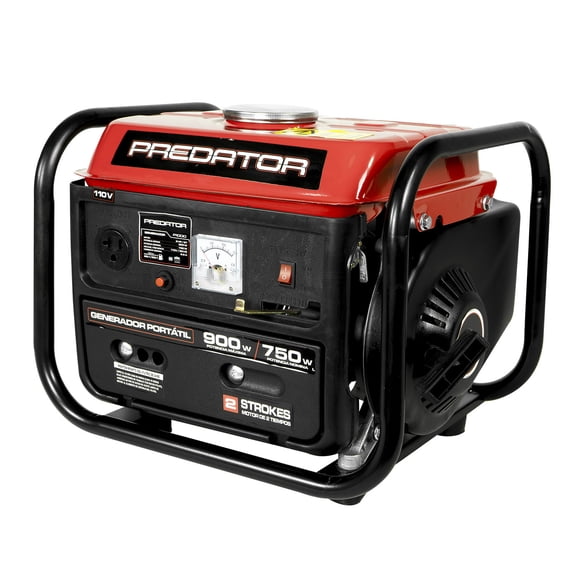 Generador Portátil A Gasolina 2 Tiempo 900w 110v/60hz C/Motor 2 Hp