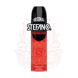 Desodorante Hombre Stefano Midnight Antitranspirante en Aerosol 159 ml