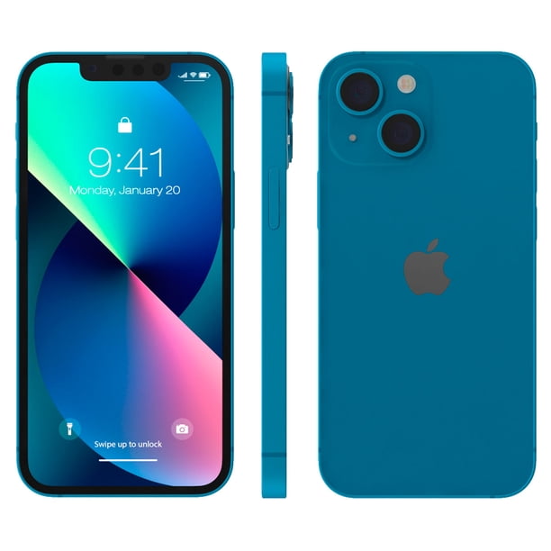 Apple iPhone 13 Mini 256Gb Azul Reacondicionado | Walmart en línea