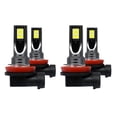 thumbnail image 1 of 4 Piezas Coche H11 H8 H9 COB 60W 6000K LED Faros Antiniebla Bombillas Reemplazao Juego HalóGeno Luz Blanca Clara, 1 of 5