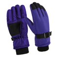 thumbnail image 2 of Guantes para niños, guantes de nieve, mitones que mantienen las manos calientes, guantes para clima frío para niñas Púrpura, 2 of 9
