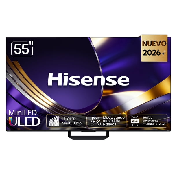 TV Pantalla Gamer Hisense de 55 pulgadas MINILED 55U7SG con sistema operativo Google TV