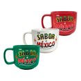 thumbnail image 1 of Juego de 3 Tazas de Café y Té de Cerámica 400 ml Diseño Original Chefmaker Mexamug para Fiestas Patrias, 1 of 9