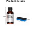 thumbnail image 3 of Xihbxyly Kit de Restauración de Plásticos, Restaurador de Salpicaderos de 30 Ml, Protección Duradera Contra Los Daños Solares, Fácil Aplicación En Superficies Interiores, para Propietarios de Vehícul, 3 of 5