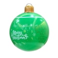 thumbnail image 2 of Bola inflable grande de Navidad | Adorno navideño de PVC de 66 cm para jardín y fiestas en interiores | Decoración festiva colgante con diseño impermeable, 2 of 5