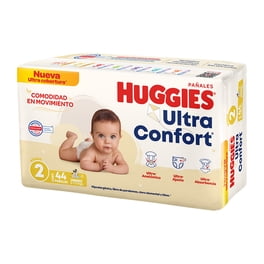 Pañales Huggies UltraConfort etapa 2 unisex 44 piezas