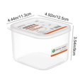 thumbnail image 3 of Contenedores de plástico transparente para almacenar alimentos y organizar la cocina | Recipientes rectangulares herméticos para aperitivos, granos secos y productos de despensa, 3 of 6