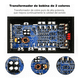 thumbnail image 4 of Amplificador De Audio Bloosom  De 6800w 4 Canales Para Auto Negro, 4 of 4