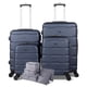 thumbnail image 1 of Juego 4 Maletas De Viaje Rigidas Ruedas 360 Bolsas De Viaje Rumbo azul, 1 of 9