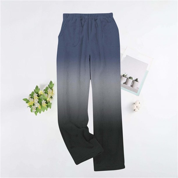 Puyaiuu Women's Pajama Pants With Pockets Flannel Pajama All kinds of Print Comfy Lounge Pant Fuzzy Sleep Bottoms with Pockets Gift
