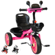 thumbnail image 1 of Triciclo para Niños Torreta con Luz y Sonido Ruedas de Eva Apto a partir de 2 Años Soporta hasta 20 kg - Rosa, 1 of 6