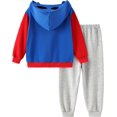 thumbnail image 2 of Conjunto deportivo Marvel Capitán América 2 piezas gris para niños de 2 años, 2 of 6