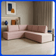 thumbnail image 1 of Sillón Sala Leon Esquinera En L 2 Piezas 5 Plazas Linato Armada Azul, 1 of 7