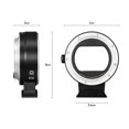 thumbnail image 3 of Anillo Adaptador EF A RF Con Autofoco, Estabilización IS Y EXIF, Compatible Con Lentes Canon EF/EF-S Para Cámaras EOS R Full Frame, 3 of 6