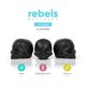 thumbnail image 2 of Bálsamo Labial Rebels Refinery Negro Forma de Calavera con Vitamina E y Aceites de Coco y Almendra -, 2 of 8