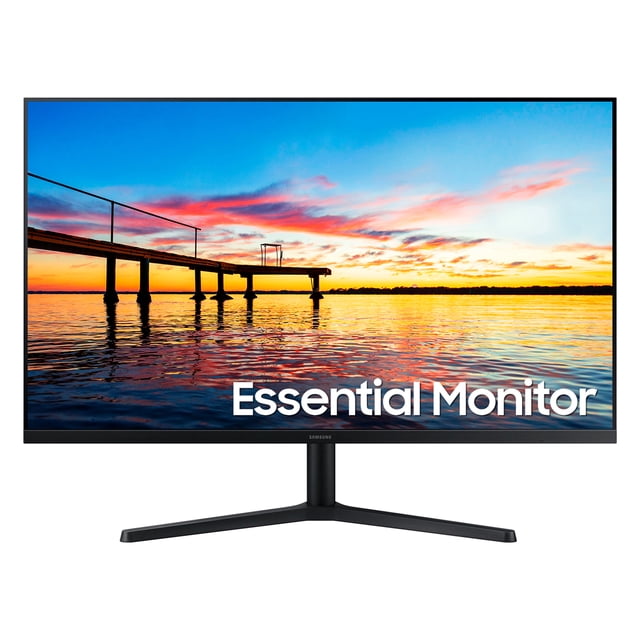 monitor samsung s30b 32 pulgadas full hd freesync hdmi display port 75 hz ls32b300nwnxgo monitor Samsung 32" Full HD (1920 x 1080) con panel VA y acabado negro; vista frontal centrada con diseño de tres lados sin bordes, base en T y pie cilíndrico, puertos HDMI y DisplayPort visibles, 75 Hz y FreeSync para reproducción más fluida; adecuado también para oficina y entretenimiento.