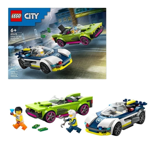 Set LEGO City Coche de Policía y Potente Deportivo 60415