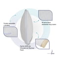 thumbnail image 4 of Almohada Individual Memory Foam Almohada Companion Color Blanco 27 x 17 x 8 cm, 4 of 8