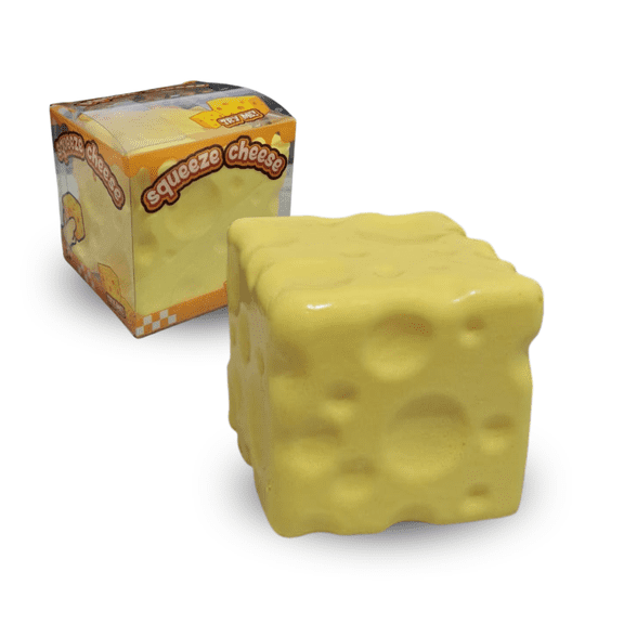 Squeeze Cheese Figura Antiestres Fidget Squishy Forma De Queso Con Aroma