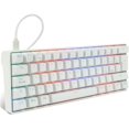 thumbnail image 3 of Teclado Gamer Mecanico GameFactor KBG560 Switch Rojo RGB USB Blanco, 3 of 5
