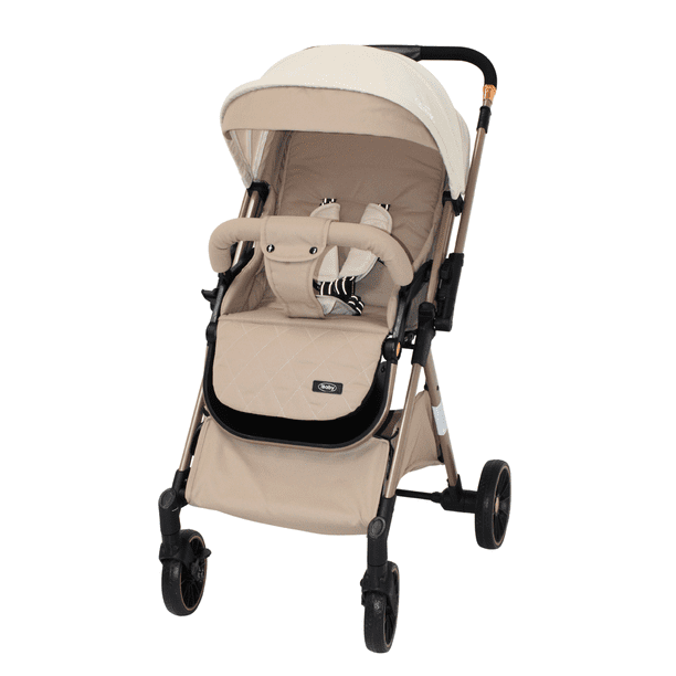 Carriola Para Bebé Reversible Plegable Tremiti Multiposiciones IBaby beige