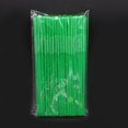thumbnail image 1 of Nvzi Disposable Plastic Flexible Bendable Drinking Straws 100Pcs Straws for Juice Drinks-Green, 1 of 5