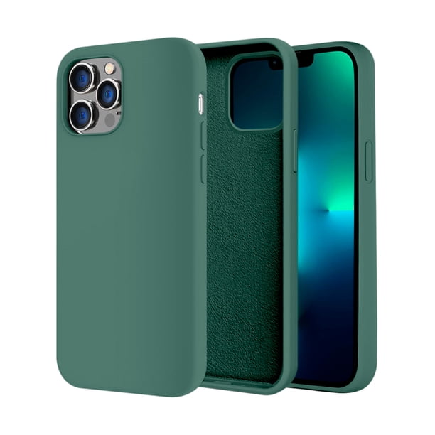 Funda de Protección para iPhone 13 Pro - Sovico - Silicón con Forro de Microfibra