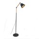 thumbnail image 1 of Lámpara de pie ajustable ilios innova madera hierro 160 cm color negro mate, 1 of 10