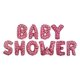 thumbnail image 1 of GLOBOS DE LETRA METALICOS ROSA LETRERO BABY SHOWER NIÑA, 1 of 2