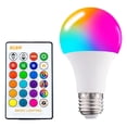 thumbnail image 1 of Bombilla LED E26 E27 RGB Sunnimix Foco de Cambio de 16 Colores 60X120MM 5W, 1 of 8