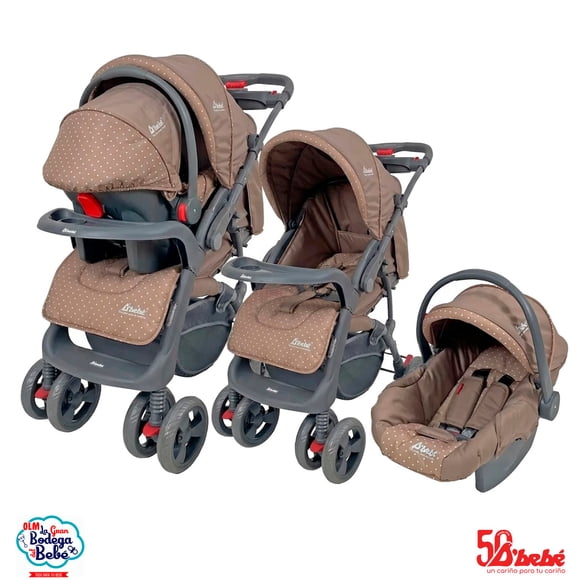 Carriola Travel System D´Bebé  Aventura Khaki