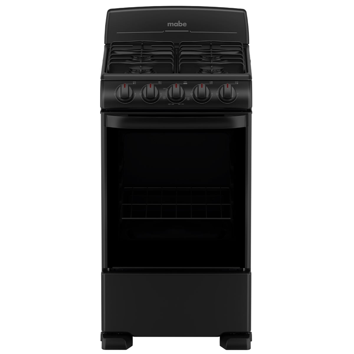 Estufa de Piso 50 cm (20 pulgadas) Negra mabe - EM5022BAPN1