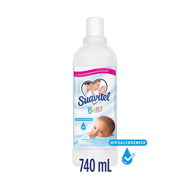 Suavizante de Telas Suavitel Bebé Hipoalergénico y Antibacterial 740 ml