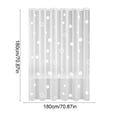 thumbnail image 3 of Cortina de Ducha Gruesa para Baño, Resistente Al Agua, con Barra, Tela Impermeable, Sin Perforaciones, 3 of 6