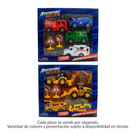 Set de Vehículos Adventure Force con Accesorios Varios Modelos 1 Pieza
