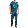 thumbnail image 1 of Conjunto De Pijama Shendy Vendy 2 Piezas Para Hombre Elegante Camisa Pantalon, 1 of 4