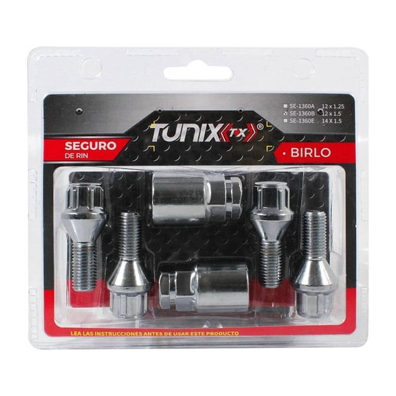 Seguro de Rin TuniX Birlo de Cabeza Loca 1 pza