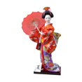 thumbnail image 3 of Estatua de escritorio de muñeca geisha, kimono japonés de 12 pulgadas, figura artesanal tradicional, Estilo E, 3 of 9
