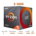 thumbnail image 2 of Procesador AMD Ryzen 5 3600 de Tercera Generación, 3.6 GHz hasta AMD RYZEN 5 3600 6 Cores Socket AM4, 2 of 3