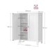 thumbnail image 3 of VASAGLE Armario de Baño, con 2 Estantes Ajustables, Gabinete con 2 Puertas, 30 x 60 x 80 cm, 30 x 60 x 80 cm, Blanco, 3 of 6