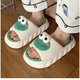 thumbnail image 3 of Pantuflas Casa Lindas Y Suaves Frog  verde/blanco 38-39(Fit 37-38), 3 of 5