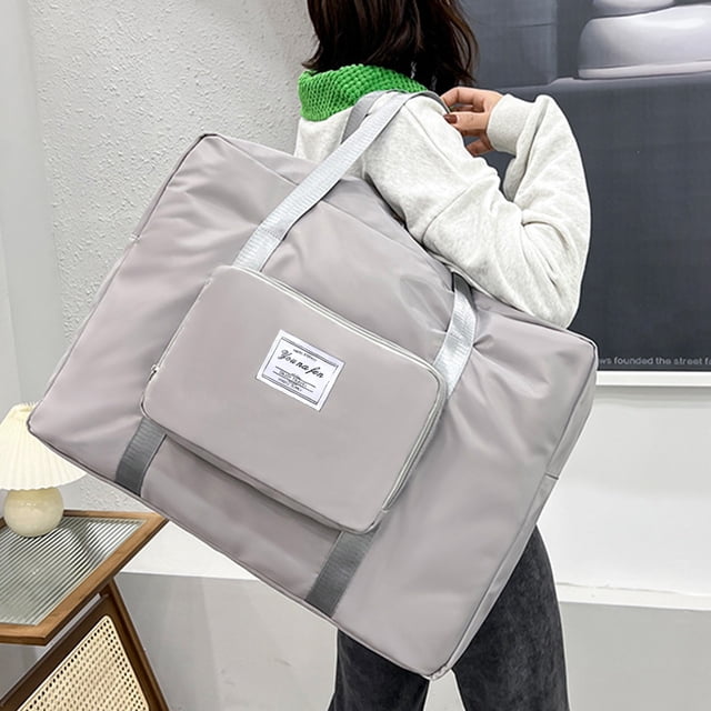 Large Travel Tote Bag, Expandable Gym Tote Bag,Carry On Bags For Women With Trolley Sleeve Wet Pocket,travel Duffel BagsTravel