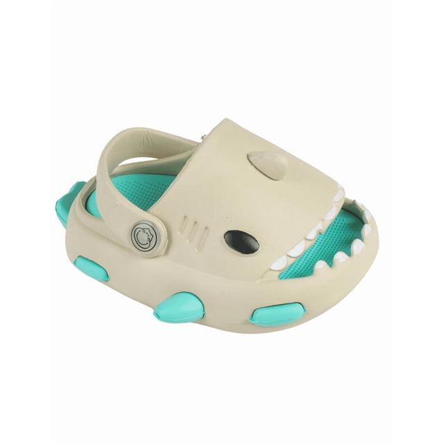 Zuecos Infantiles con Diseño de Tiburón