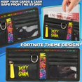 thumbnail image 3 of Cartera y Llavero Fortnite para Niños - Set con Portamonedas Negro, 3 of 6