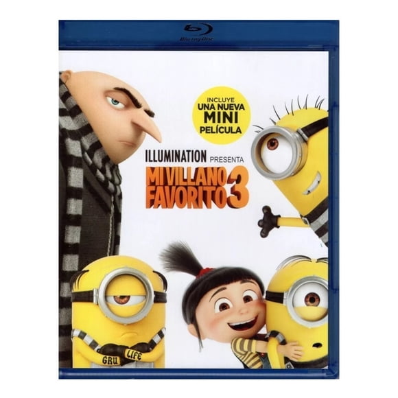 Mi Villano Favorito 3 Tres Despicable Me Pelicula Blu ray Universal Mi Villano Favorito 3 Tres Despicable Me Pelicula Blu ray