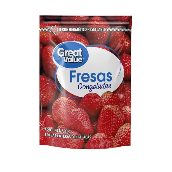 Fresa Entera Great Value 500 gr
