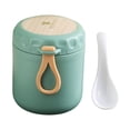 thumbnail image 1 of Recipiente térmico para sopa, recipiente para comida, recipiente térmico para adultos y niños. Verde, 1 of 9
