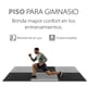 thumbnail image 2 of Piso Protector para Gimnasio Altera  PG C/10 Pz De 105x105 Cm Altera Negro Gris, 2 of 5