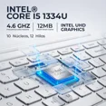thumbnail image 4 of Laptop DELL 15 LDC15250 Intel Core i5 1334U 8GB 512GB SSD Pantalla Touch 15.6" FHD  Negro, 4 of 8