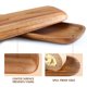 thumbnail image 5 of Juego de 3 Platos de Charcutería Hecef Bandeja de Madera de Acacia para Servir Tablas de Queso, 5 of 9